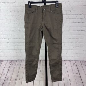 Prana Carlotta Crop Slate Green Pants Size 4